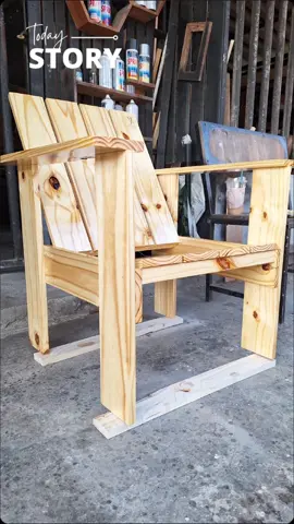 เก้าอี้ไม้ #DIY #งานไม้ 