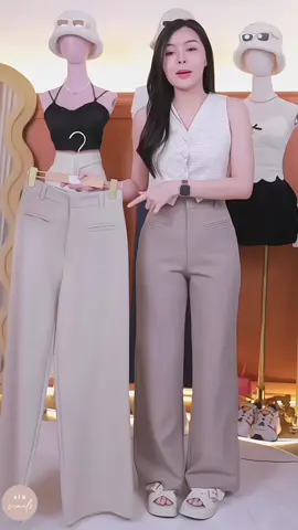 #กางเกงขายาว #กางเกงขากระบอก #กางเกงเอวสูง #เสื้อผ้าผู้หญิง 