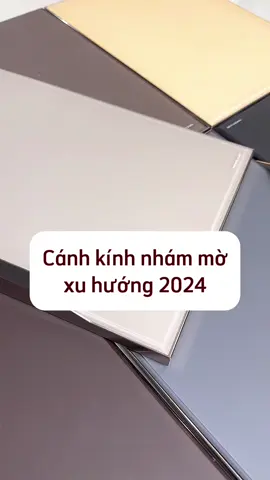 Cánh kính nhám mờ anh chị em đã cập nhật xu hướng chưa!!! Cao cấp - nâng tầm tủ bếp #Alugrand #cánhkính #thùngtủnhômtấm 