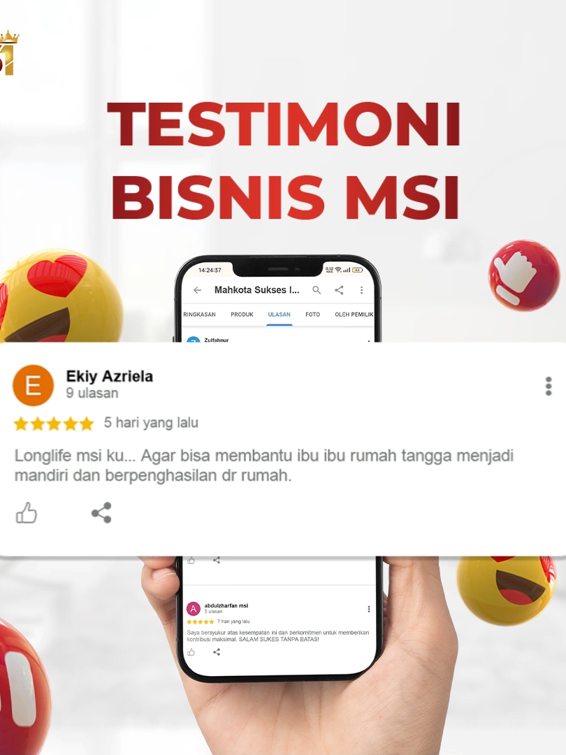 Siapa bilang jadi Ibu Rumah Tangga sulit berpenghasilan?  Inilah beberapa testimoni Ibu Rumah Tangga yang sudah membuktikan dengan bisnis MSI menjadikan mereka lebih mandiri, sejahtera dan mampu meraih cita-citanya 😍 MSI memberikan peluang & kesempatan untuk siapapun yang ingin berpenghasilan dengan waktu dan tempat yang fleksibel! MSI juga memfasilitasi mitra dengan Business School serta Marketing Tools melalui D'Champion Support System. Jadi ga perlu khawatir bisnis ga jalan! 👌🏻 Saatnya ambil keputusan!! Ayo join Bisnis MSI dan BERSAMA MERAIH SUKSES sekarang juga! 🤩 #fyp #fypシ #msi #msilonglife #bisnis #bisnisonline #bisnisanakmuda