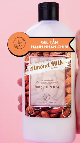 Gel tắm Hạnh Nhân Thanh Tao và Ấm Áp 🌿 #exclusivecosmetic #suatamtrangda #chamsocdabody #myphamchinhhang 
