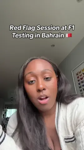 Red Flag Session at F1 Testing in Bahrain 🇧🇭  we are on day 2 and the session will not be resumed! Who said that Formula One Testing is boring omg #formula1 #f1tiktok #f1 #formulaone #formulaonetiktok #f1contentcreator #formulaonecontentcreator 