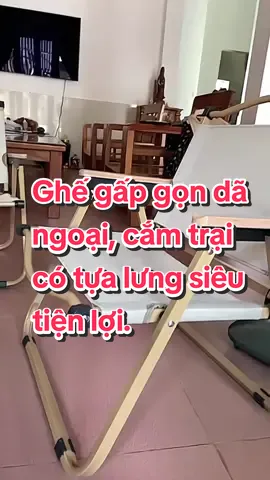 Ghế gấp gọn dã ngoại, cắm trại có tựa lưng siêu tiện lợi. #ghegapgondulich #ghegapgon #dodungtienich9 #xuhuong #dcgr 