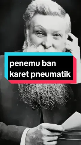 John Boyd Dunlop adalah seorang insinyur Skotlandia-Irlandia yang terkenal karena penemuan ban karet pneumatik modern pada tahun 1888. Dunlop menemukan ban karet pneumatik ketika mencoba meningkatkan kenyamanan berkendara sepeda untuk putranya yang mengalami kesulitan saat berkendara di jalan yang berbatu#sejarah #fyp #sejarahdunia 