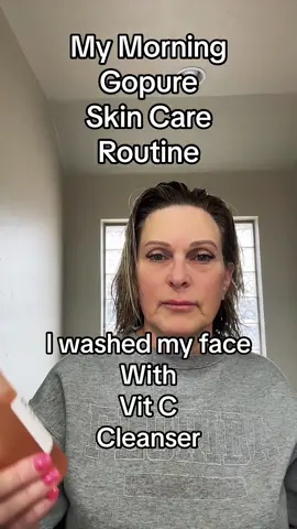 My morning skincare routine @Gopure #skincare #skincareroutine #over50skincare #Inverted 