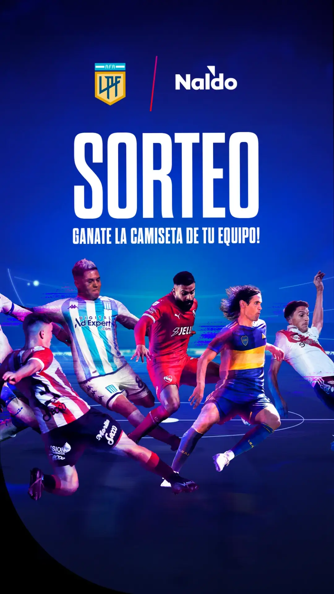 🔻 SE VIENE SORTEAZO! 🔻 Viví la semana de los Clásicos! 👕 Ganate la CAMISETA de tu equipo favorito de la Liga Profesional de Fútbol! ⚽ ¿Qué tenés que hacer? Muy fácil... ✔ Seguinos en Instagram @naldo_digital ✔ Dale like a la publicación ✔ Registrate en https://www.naldo.com.ar/clasicos 📣 El sorteo se realizará el miércoles 28/2, a través de la plataforma Easypromos. Suerte! 🍀 🔻 Naldo, Sponsor Oficial del fútbol argentino! 🇦🇷 #fechadeclasicos  #superclasico  #riverboca  #CopaSurFinanzas  #ligaprofesional  #argentinosjuniors  #atleticotucuman  #banfield  #belgranocba  #bocajuniors  #caindependiente  #centralcordobasde  #defensayjusticia  #estudiantes  #gimnasialp  #godoycruz  #huracan  #independienterivadavia  #institutocba  #lanus  #newells  #racingclub  #riverplate  #rosariocentral  #sanlorenzo  #sarmientojunin  #tallerescba  #tigre  #clubunion  #velez  