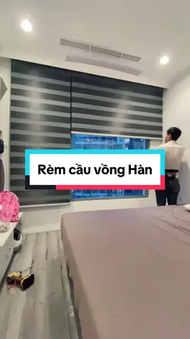 Thay rèm vải bằng rèm cầu vồng Hàn Quốc giúp căn phòng gọn gàng hơn #xuhuong2024❤️ #remkitruta #remcauvonghanquoc #rem #noithat #phongngudep 