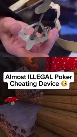 Almost ILLEGAL Poker Cheating Device 🤯🤯 #fyp #viral #pawnstars #hardcorepawn #negotiation #fy #cheating #illegal #poker 