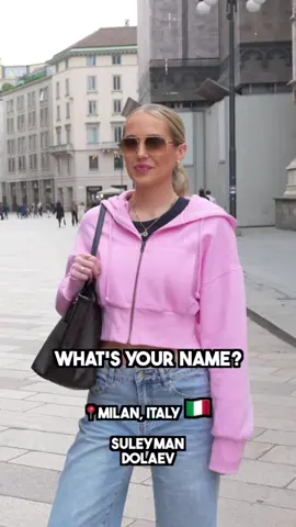 I spent a day with an Au Pair in Italy #streetinterview 