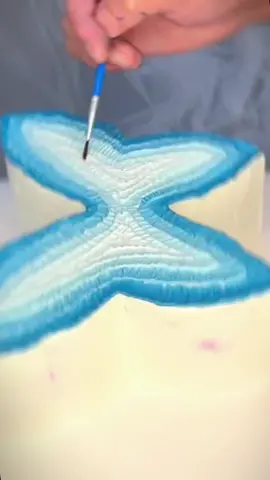 New blue butterfly cake #fyp #cakemaking #cakemakingtutorial #butterflycake