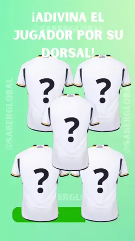 ADIVINA EL JUGADOR POR SU DORSAL Versión : Real Madrid#amoralfutbol #quizfutbol #fypageシ #adivinaeljugador #videosvirales #LeyendasDelFutbol #viral #futbol #Adivina 