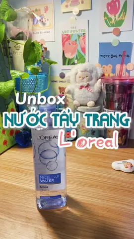 Làm sao đánh bay đồ trang điểm sau khi về nhà #unboxing #unbox #nuoctaytrang #lorealparis #anthuyunbox 
