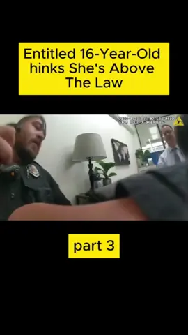Entitled 16-Year-Old Thinks She's Above The Law #cops #copsoftiktok #copsontiktok #police #usa #america #foryou #bodycam 