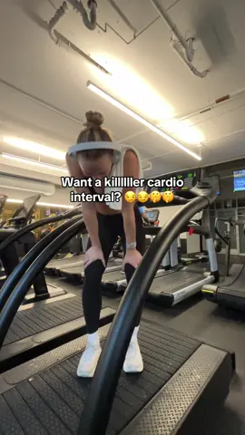 try this treadmill interval for your next cardio sesh ;) 😚🫶 #intervaltraining #intervalrunning #treadmill #treadmillworkout #personaltrainer 