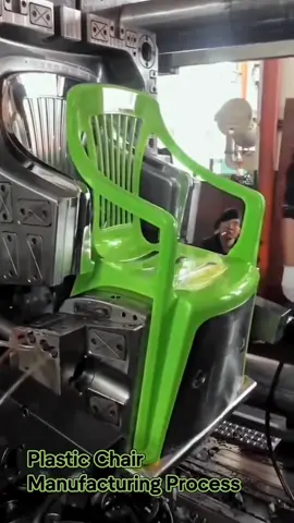 How is plastic chair made through plastic injection #factory #plastic #manufacturing #china #mold 
