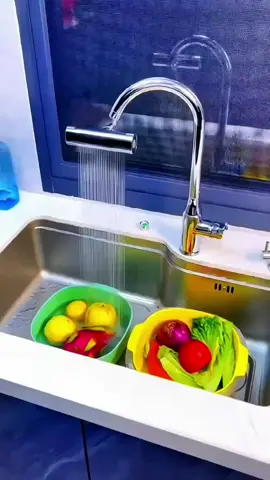 Multi functional universal rotary faucet #multifunctionalfaucet #extender #kitchenwaterfallfaucet 
