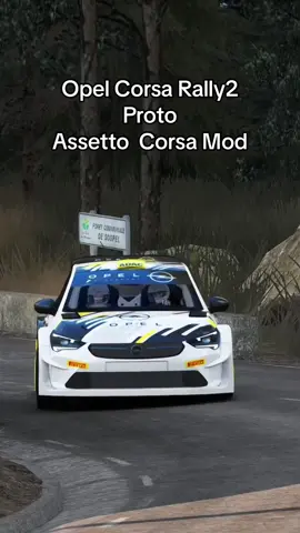 Opel Corsa Proto2 ya disponible! Link en bio! #assettocorsa #rally #simracing #opel #corsa #wrc #cars #fyp