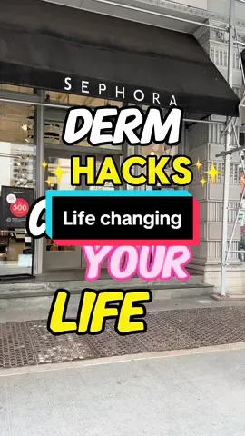 Derm✨hacks✨change your life. Part 1. #skincare #acne #darkspots #sephora #haul 