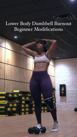 Lower Body Dumbbell Burnout w/ Beginner Modifications  Save ➡️ Share ➡️ Execute  Starting to incorporate beginner friendly modifications for those who are just jumping into their fitness journey. I’m rooting for you!!! 😁🙌🏽💪🏽 Grab some dumbbells and let’s work! Workout Details 👇🏽 Tabata style workout  5 Rounds 30 seconds work 15 seconds rest  Advanced Level Exercises  ✔️ Power Sumo Squat Thrusters  ✔️ In and Out Rack Pulse Squats  ✔️ Deadlift into Squat ✔️ Lateral Squat Thrusters (left and right leg) ✔️ Jump Squats Beginner Level Exercises  ✔️ Sumo Squats ✔️ Pulse Squats  ✔️ Deadlifts  ✔️ Half Lateral Squat (left and right leg) ✔️ Air Squats  Rest for 60 seconds then repeat  For those who Are anticipating my workout programs, stay tuned! Everything is in the works, and we are looking at a late summer launch. Trust me, you will not be disappointed. In the meantime, don’t forget to do my YouTube challenges and workout videos and sign up for my newsletter to stay informed of everything up and coming. 🔥 Let’s Go Fam!  #hiit #workout #lowerbodyworkout #dumbbellworkout #homeworkout 