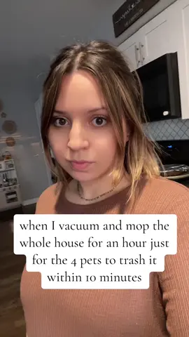 Anyone else feel like their main hobby is cleaning? #fyp #fypシ #allthatworkfornothing #cleaningtiktok #MomsofTikTok #momtok #wasteoftime #animalsoftiktok 
