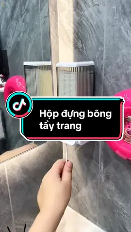 Hộp đựng bông tẩy trang #xuhuong #muataitiktok #muataitiktokshop #dodungtienich #khanhhoakids #hopdungbongtaytrang 