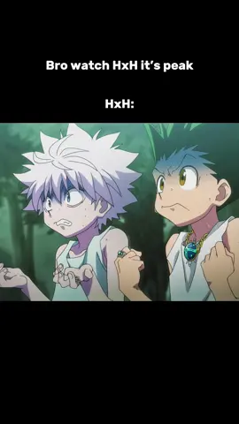 Hisoka when he sees Killua and Gon:  #hisoka #gon #killua #hunterxhunter #animememes #anime 