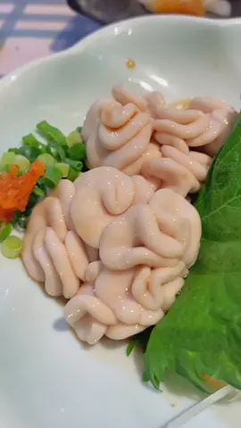 In a spirit to try something..  fish sperm for the thrill 🎣😋 #shirako #japaneats #japanesecuisine #foodtiktok #foodtrip #ememstravel #tiktokfood #fyp 