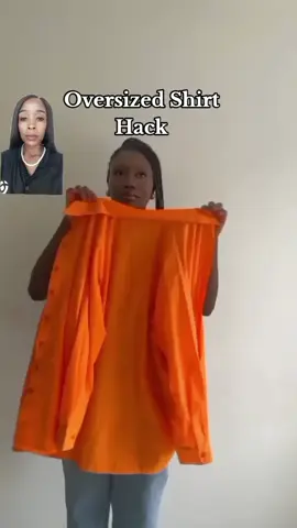 How to style an oversized shirt - Follow for more ❤️ #stylehacks #fashionhacks #oversizedshirthack #styletipsforwomen  #personalstylistbw🇧🇼 