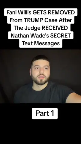 Fani Willis GETS REMOVED From TRUMP Case After The Judge RECEIVED Nathan Wade's SECRET Text Messages - Part 1 #octavioreacts #us #Vlog #usa #news 
