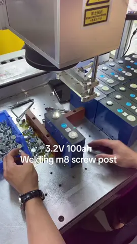 #锂电池 #100ah #lithium 3.2V 100ah Welding m8 screw post
