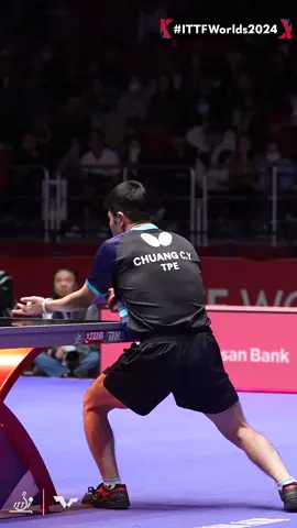 Chuang Chih-Yuan opens the scoring with a incredible 3-2 win over Dang Qiu 🦁 Dima v LYJ LIVE at #ITTFWorlds2024 👉 youtube.com/WTTGlobal