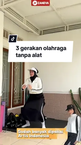 Gerakan simple olahraga tanpa alat🔥 #RamadanEkstraSeru #outfitolahraga #setelanolahragawanita #bajuolahragamuslimah #rekomendasibajuolahraga 