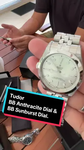 Tudor Black Bay 41mm Anthracite Dial and Black Bay 39mm Sunburst Dial. Trade Deal‼️ #tudorblackbay #blackbay #tudor #luxurycars #sportscar #luxurywatch #buyandsell #swisswatches #watches #parenghayb #flipping #hayb