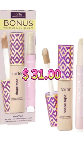 （tarterm）TM Shape tapermconcealer + juicy lip balmbest-sellers set. #tarte #concealer #beauty #waterline #BeautyTok #beginnermakeup #tartebundle #whiteeveliner #galentinesday #makeup #eyeshadow #lipstick #woman #fashion #sexy #trend #popular #foryou #fyp #tiktokshopping #fypシ゚viral 