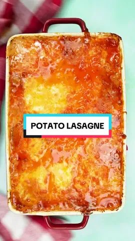 POTATO LASAGNE 🥔🇮🇹 if potato gratin and lasagne had a delicious love child 😍 ❤️ Slice 500g of potatoes really thinly - using a mandolin if possible - but be careful! 🥔 Get an ovenproof dish and layer bolognese, then potatoes (with only a tiny bit of overlap), then bechamel sauce ❤️ Repeat this process x3, finishing with bechamel, and then a sprinkle of cheese (we like mozzarella) 🥔 Cover with tin foil and bake in the oven at 200 for 50 minutes, then remove the foil and bake for another 15-20 minutes - until the cheese on top is golden and melted ❤️ If you sliced your potatoes too thick, then you will need to cook everything a little longer - maybe 60+ mins with the foil #planetfood #potatolasagne #italianfood #lasagne #lasagnegratin #homemadefood #goodfood #potatogratin #cheese 