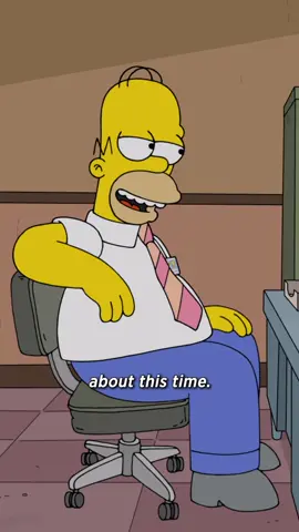 quitting time! watch the latest episodes of #thesimpsons now on @hulu. #homersimpson #work #animation 