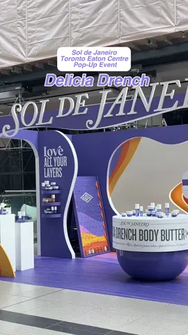 Sol de Janeiro is celebrating the release of the new Delicia Drench Butter at the Toronto Eaton Centre. This Pop-Up event is only open for 3 days! Make sure to check it out before its gone✨💜 @soldejaneiro @sephora Details of the event: Date: February 23rd-25th Time: Fri/Sat 10am-8pm and Sun 11am-7pm This event is so immersive! Make sure to take some cute photos, play the games and experience the new Delicia Drench Butter💜 #ad #Soldejaneiro #deliciadrench 