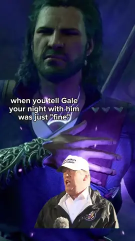 thank u @Chief Green Screens for this blursed trump meme  #baldursgate3 #baldursgate3edit #galedekarios 