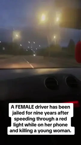Horrifying moment female driver, 21, speeds through a red light at 70mph killing woman, 20 – as she’s jailed nine years #CapCut #breakingnews #news #crime #uk #drivesafe #fyp #trending #viral 