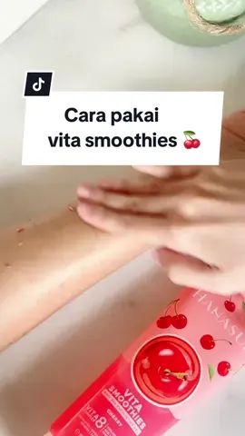 Yuk simak cara pemakaian vita smoothies yang benar supaya kamu ga salah pakai‼️😉✨ #Hanasui #10DetikDakiRontok 