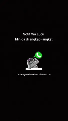 Notif WhatsApp Lucu Idin ada telfon ga di angkat - angkat #notif #notification #notifwhatsapp #notifications #notificaciones #whatsapp #nadadering #lucu #lucu_ngakak #lucubanget #lucuabis 
