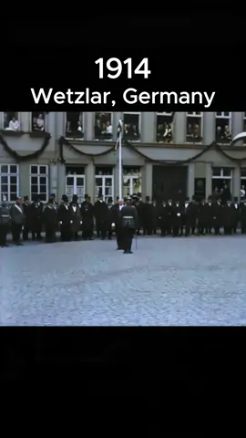 Germany 1914  Corporals in Training at Wetzlar #History #colorized #oldfootage #germany