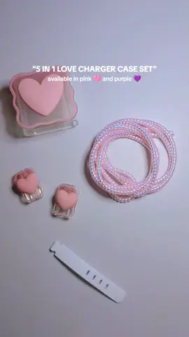 Complete charger protector/case 😍 Cute ng pink 🩷🌷 #tiktokfinds #giftideas #chargercase #iphonecase #applecase #unboxingasmr #fyp 