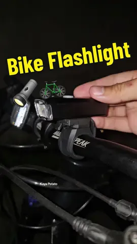 Bicycle/Outdoor Flashlight for bikers 🥰😇 #smilingshark #bikeflashlight #flashlight #outdoorflashlight #ledflashlight #longrange #waterresistant #rechargeableflashlight 