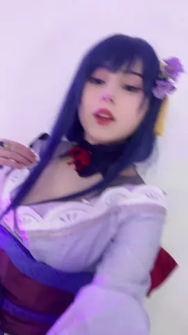 💜💜💜 #raidenshogun #GenshinImpact #cosplay 