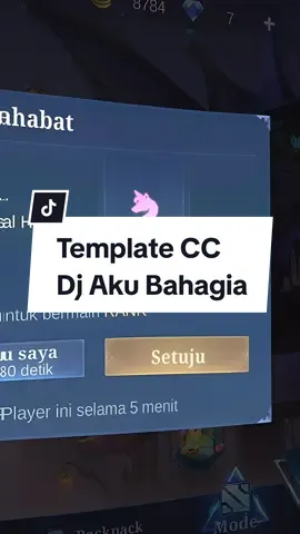 #yanntmplt | -1 lu edit😋🗿, Dj aku bahagia ib/cr: @𝟕𝟏𝟏 cátty omara's  collab bareng @nanapok3👻😈  #CapCut #mlbb #templatecpcut #fyp #mobilelegends #trend #collabber2 #xyzbca 