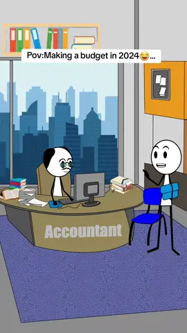 Pov:Making a budget in 2024😂...@lachlanfairbairn #fyp #budget #finance #inflation #usa_tiktok #accounts #accountant #usa #relatable #foryou #animation #uk #corporate #viral 