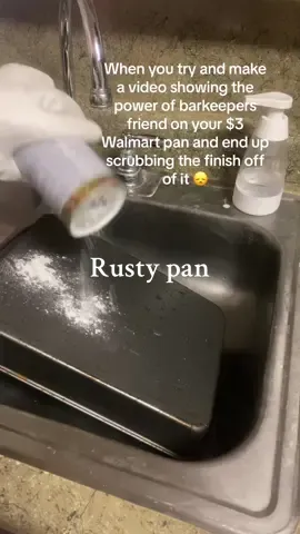 To be fair, it did get alot of the rust off. 🤷🏻‍♀️ #CleanTok #cleaninghacks #cleaningtips #cleaningasmr #cleaningfail #allthatwork #glee #tipsandtricks #cleaningdirtystuff #cleaningrust 