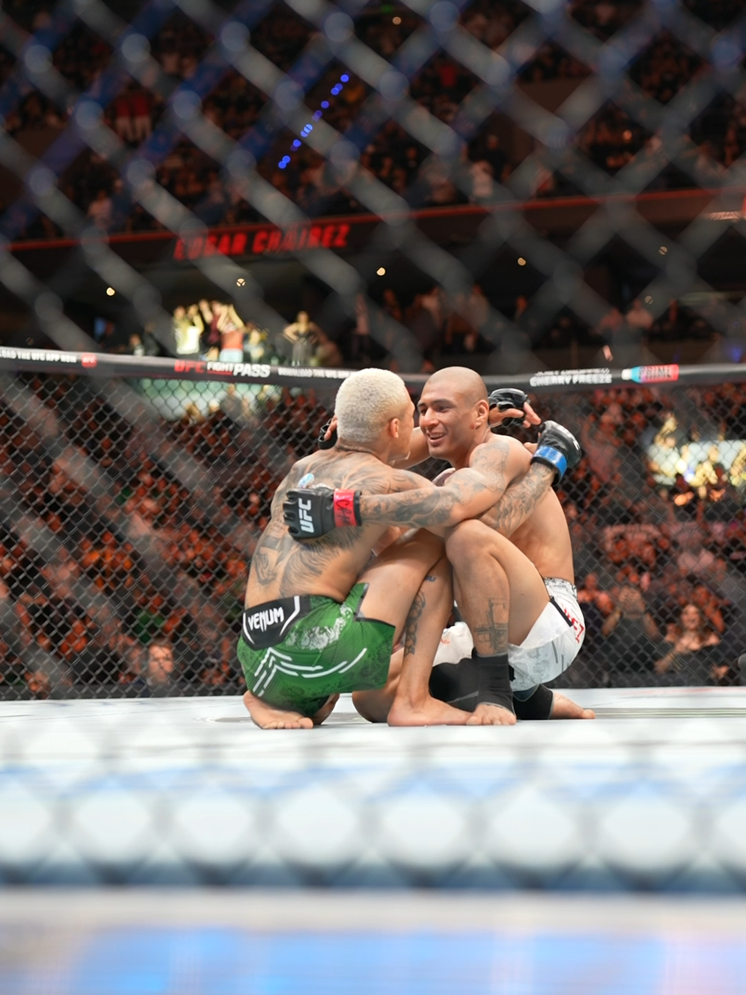 Chairez making Mexico proud with his submission victory 👏 #edgarchairez #UFC #mma