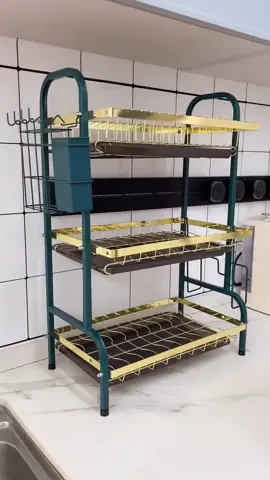 Rak Piring Stainless Rak Dapur Rak Pengering Piring Rak Cuci Piring Rak Penyimpanan Dapur Kuat #rakpiring #rakpiringstainless #rakpiringdapur #fypindonesia 